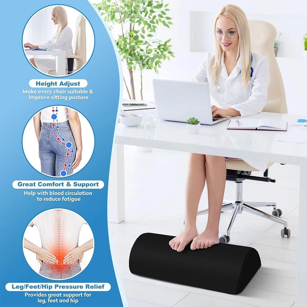 1pc descanso de pé para sob a  - Footrest Under Desk avaliação e preço