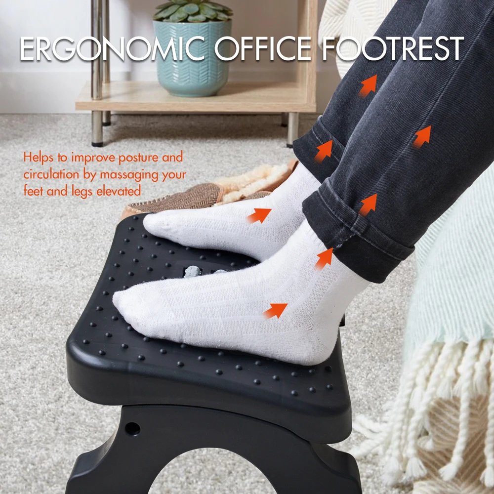Apoio para os pés ergonômico s - Footrest Under Desk avaliação e preço