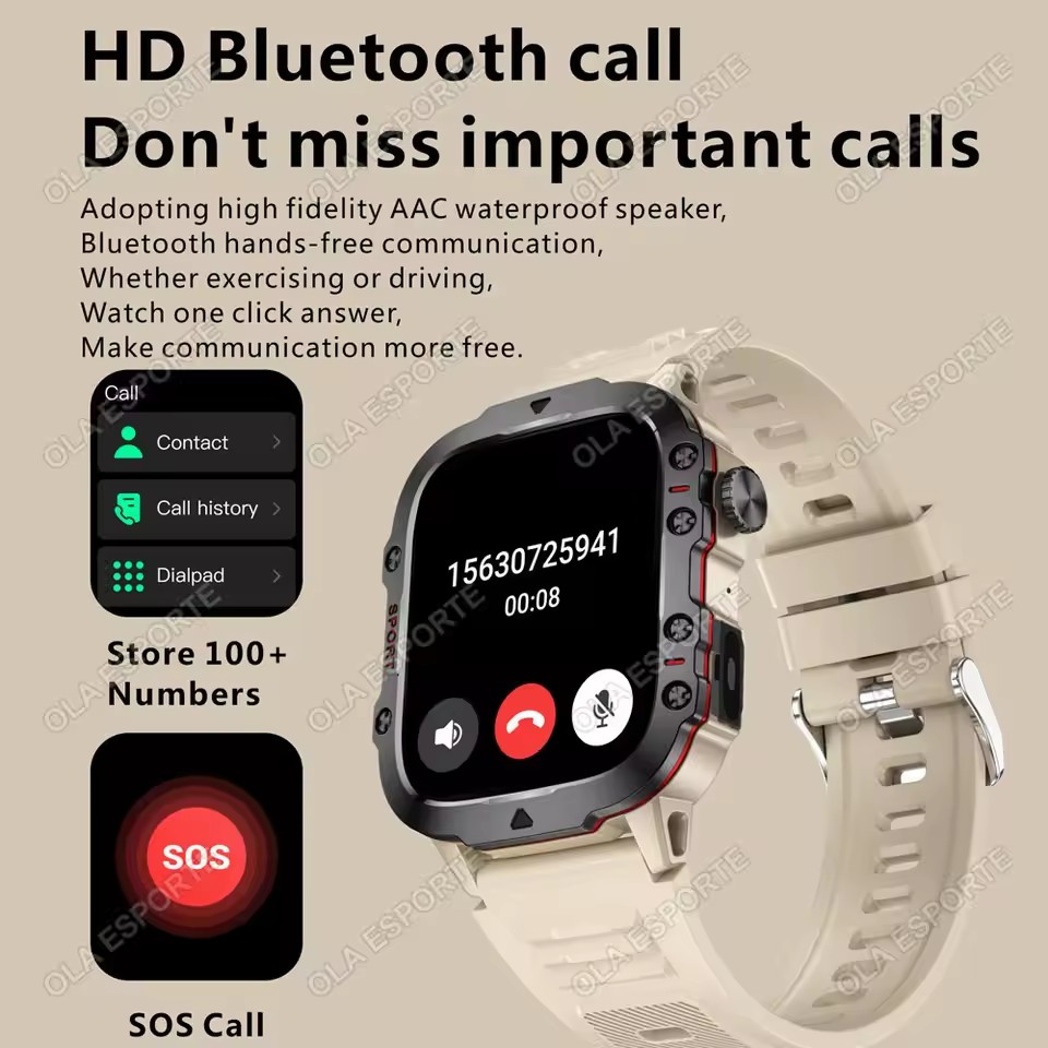 Novo Smartwatch Militar 2026 M - Phase Esports & Gaming Festival avaliação e preço