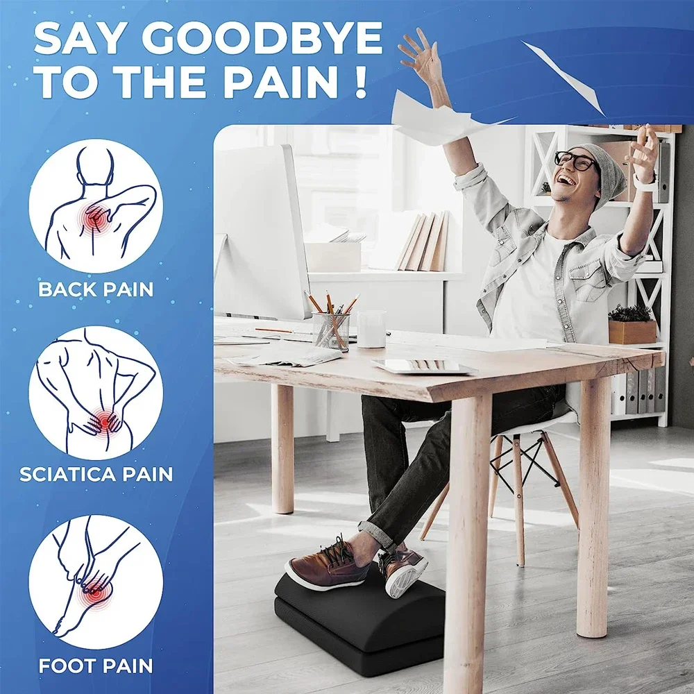 Sob a mesa descanso para os pé - Footrest Under Desk avaliação e preço
